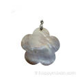 Craft Flower Natural Natural Shell Pendants Pendants Bijoux